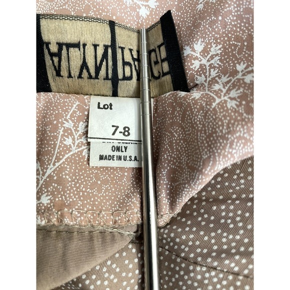 Vintage 90s Alyn Paige Fit Flare Mini Sun Dress Cottage Romantic Whimsy Size 7/8 - Picture 9 of 13